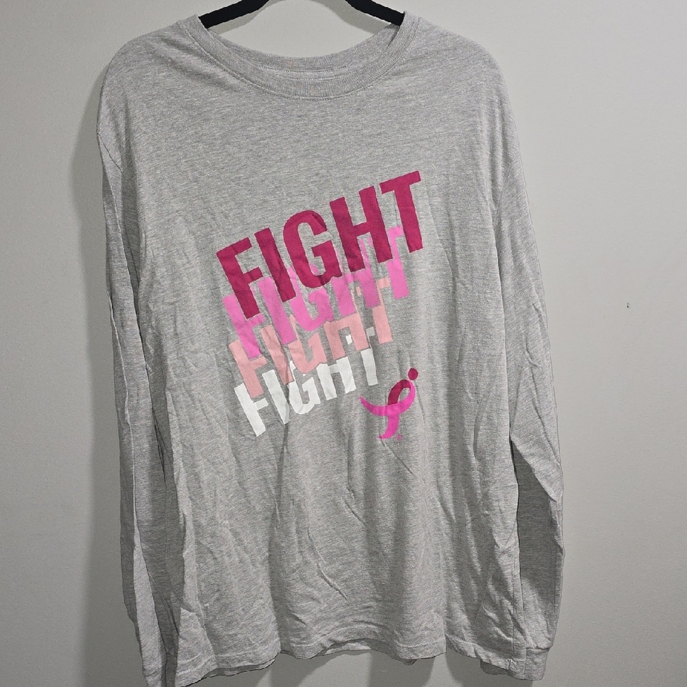 Gray Long Sleeve Tee